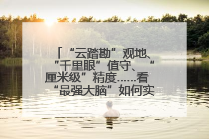 “云踏勘”观地、“千里眼”值守、“厘米级”精度……看“最强大脑”如何实现智慧治理