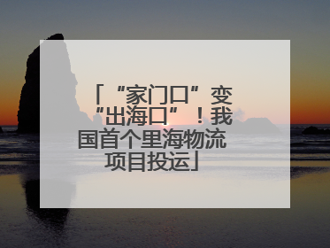 “家门口”变“出海口”！我国首个里海物流项目投运
