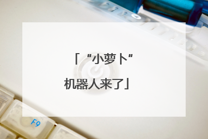 “小萝卜”机器人来了