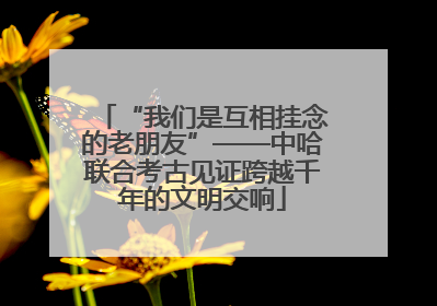 “我们是互相挂念的老朋友”——中哈联合考古见证跨越千年的文明交响