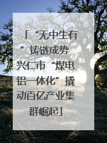 “无中生有”铸链成势 兴仁市“煤电铝一体化”撬动百亿产业集群崛起