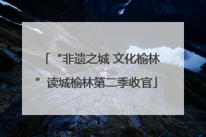 “非遗之城 文化榆林”读城榆林第二季收官