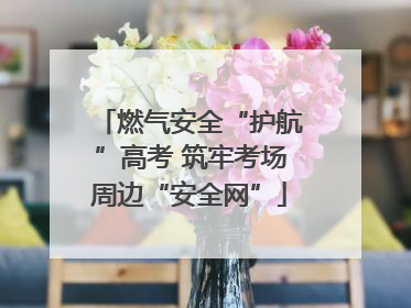 燃气安全“护航”高考 筑牢考场周边“安全网”