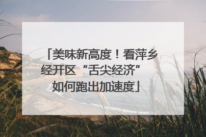 美味新高度！看萍乡经开区“舌尖经济” 如何跑出加速度