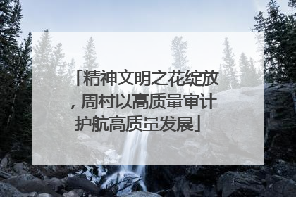 精神文明之花绽放，周村以高质量审计护航高质量发展