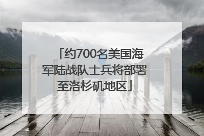 约700名美国海军陆战队士兵将部署至洛杉矶地区