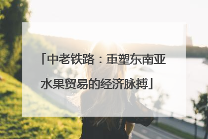 中老铁路：重塑东南亚水果贸易的经济脉搏