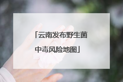 云南发布野生菌中毒风险地图