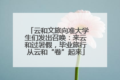 云和文旅向准大学生们发出召唤：来云和过暑假，毕业旅行从云和“卷”起来