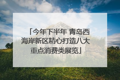 今年下半年 青岛西海岸新区精心打造八大重点消费类展览