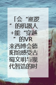 会“巡逻”的机器人+能“穿越”的VR 来西博会德阳馆感受古蜀文明与现代智造的时空对话｜西博视界