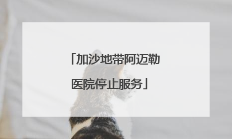 加沙地带阿迈勒医院停止服务