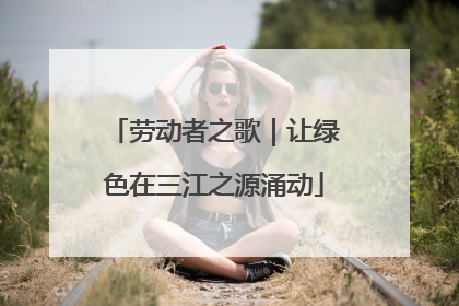 劳动者之歌｜让绿色在三江之源涌动