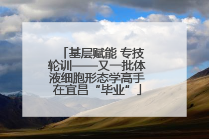 基层赋能 专技轮训——又一批体液细胞形态学高手在宜昌“毕业”