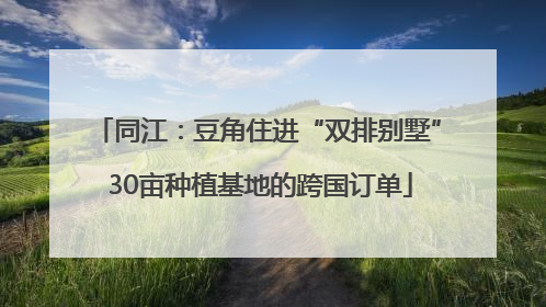 同江：豆角住进“双排别墅” 30亩种植基地的跨国订单