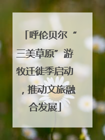 呼伦贝尔“三美草原”游牧迁徙季启动，推动文旅融合发展