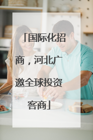 国际化招商，河北广邀全球投资客商