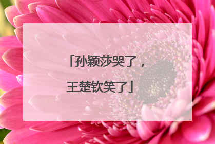 孙颖莎哭了，王楚钦笑了