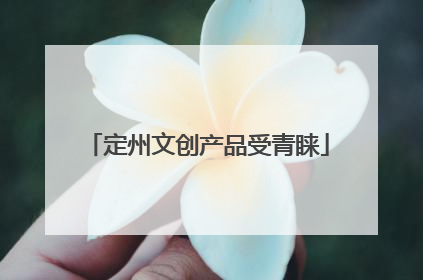 定州文创产品受青睐