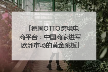 德国OTTO跨境电商平台：中国商家进军欧洲市场的黄金跳板