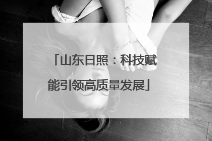 山东日照：科技赋能引领高质量发展