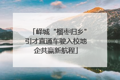 峄城“榴枣归乡”引才直通车驶入校地企共赢新航程