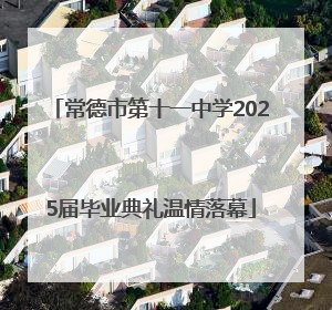 常德市第十一中学2025届毕业典礼温情落幕