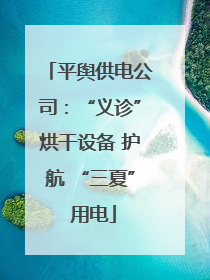 平舆供电公司：“义诊”烘干设备 护航 “三夏” 用电
