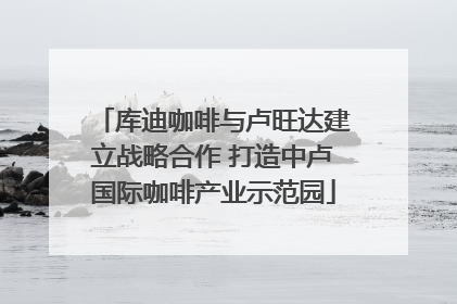 库迪咖啡与卢旺达建立战略合作 打造中卢国际咖啡产业示范园