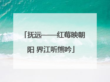 抚远——红莓映朝阳 界江听熊吟