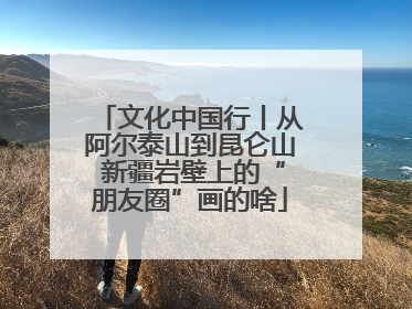 文化中国行丨从阿尔泰山到昆仑山 新疆岩壁上的“朋友圈”画的啥