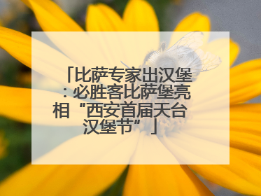 比萨专家出汉堡：必胜客比萨堡亮相“西安首届天台汉堡节”