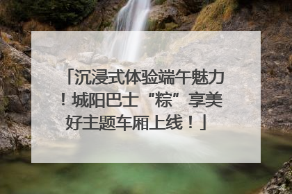 沉浸式体验端午魅力！城阳巴士“粽”享美好主题车厢上线！