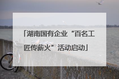 湖南国有企业“百名工匠传薪火”活动启动