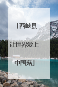 西峡县 让世界爱上中国菇