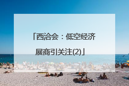 西洽会：低空经济展商引关注(2)