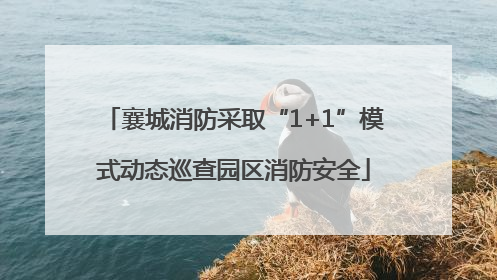 襄城消防采取“1+1”模式动态巡查园区消防安全