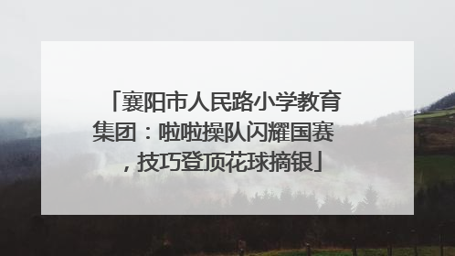 襄阳市人民路小学教育集团：啦啦操队闪耀国赛，技巧登顶花球摘银