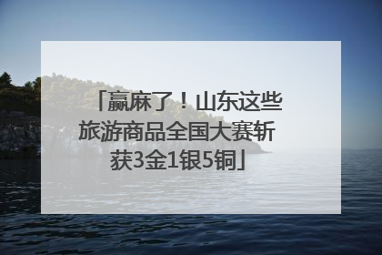 赢麻了！山东这些旅游商品全国大赛斩获3金1银5铜