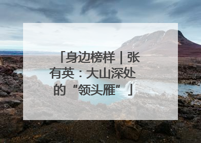 身边榜样｜张有英：大山深处的“领头雁”