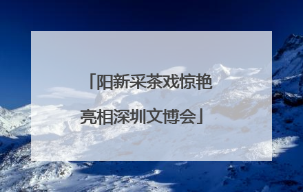 阳新采茶戏惊艳亮相深圳文博会