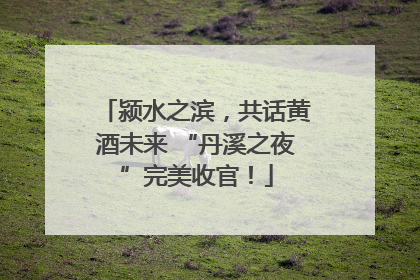 颍水之滨，共话黄酒未来 “丹溪之夜”完美收官！