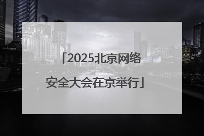 2025北京网络安全大会在京举行