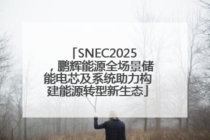 SNEC2025，鹏辉能源全场景储能电芯及系统助力构建能源转型新生态