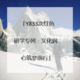 Y833次红色研学专列：文化润心筑梦前行